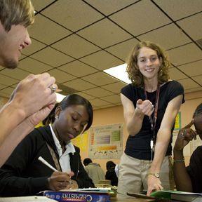 Give a gift that matters: a donation in your friend's name. Your gift of $100 helps provide training materials for four Teach For America corps members.